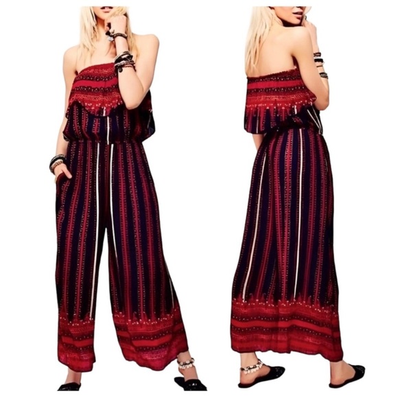 Free People Pants - Free People Simone Strapless Jumpsuit